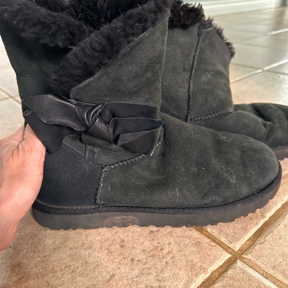 Women's Black Suede Boots